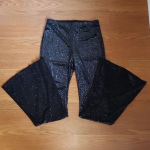 EUC Sparkle Flare Pants Size Small
